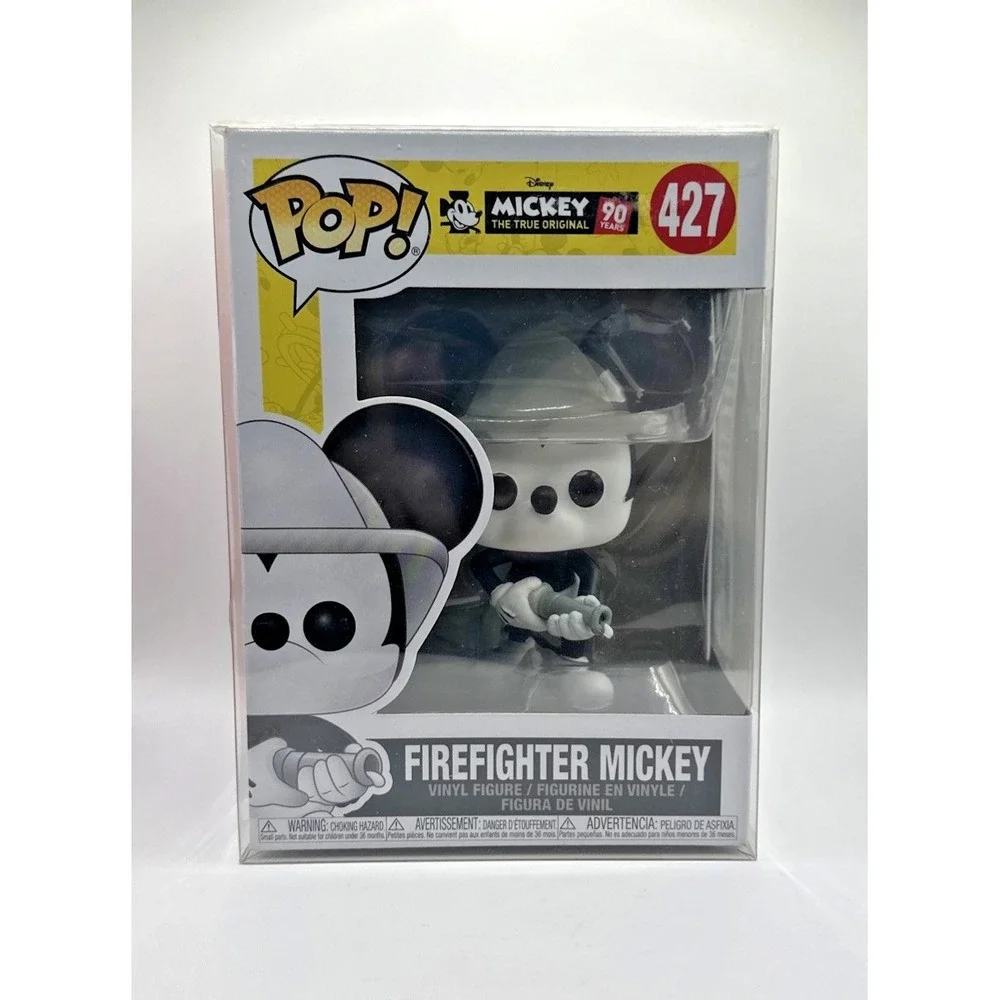 Firefighter Mickey Disney 90 Years The True Original Funko Pop #427 in Protector